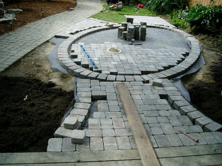 Patio Stone Construction