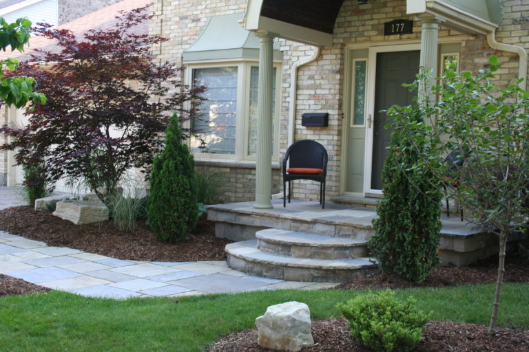 Flagstone Front Porch