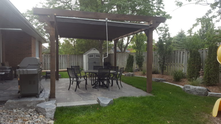 Pergolas with Canopies